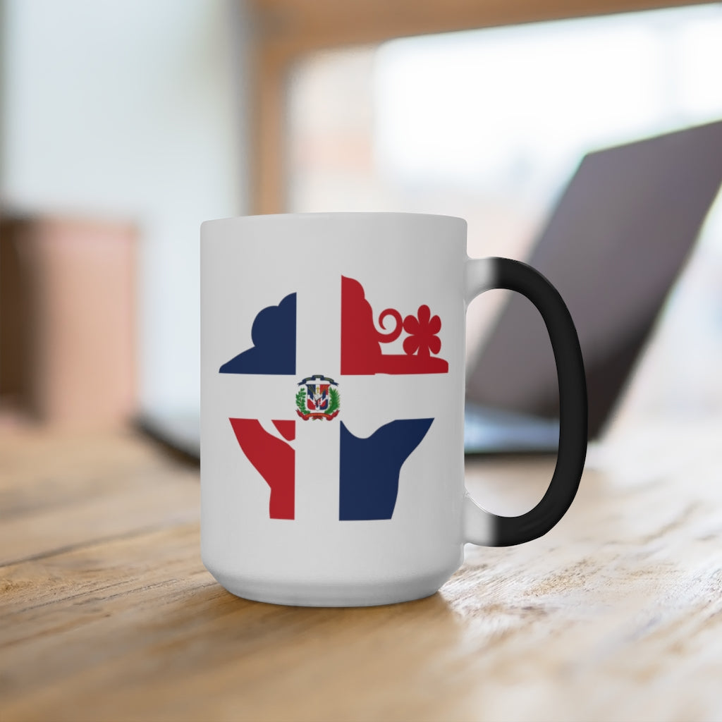 Dominican Republic Lady Color Changing Mug