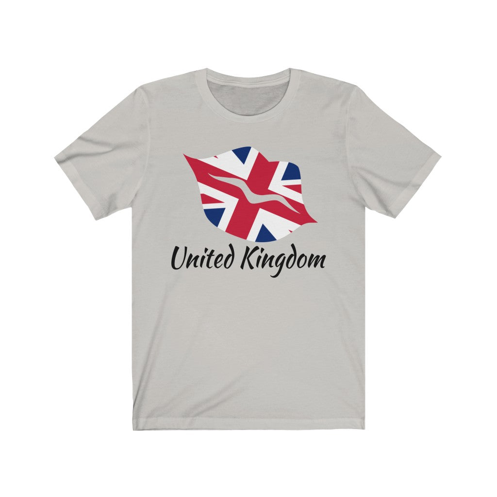 United Kingdom Lips Flag Premium Tee 1 - Unisex