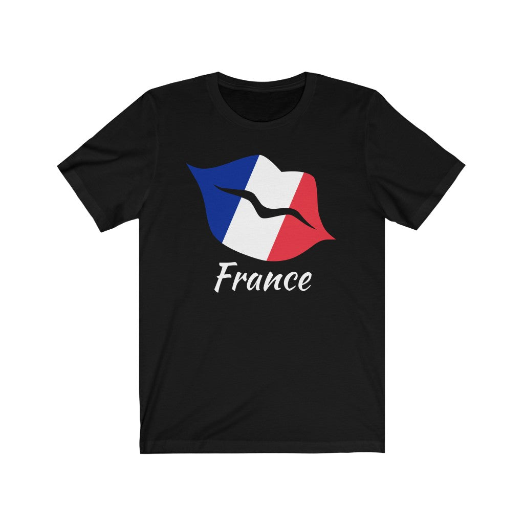 France Lips Flag Premium Tee 2 - Unisex