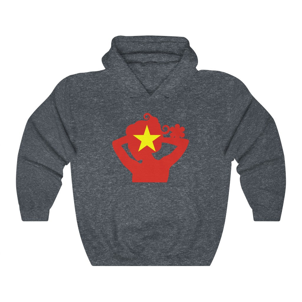 Vietnam Lady Flag Hoodie Sweatshirt - Unisex