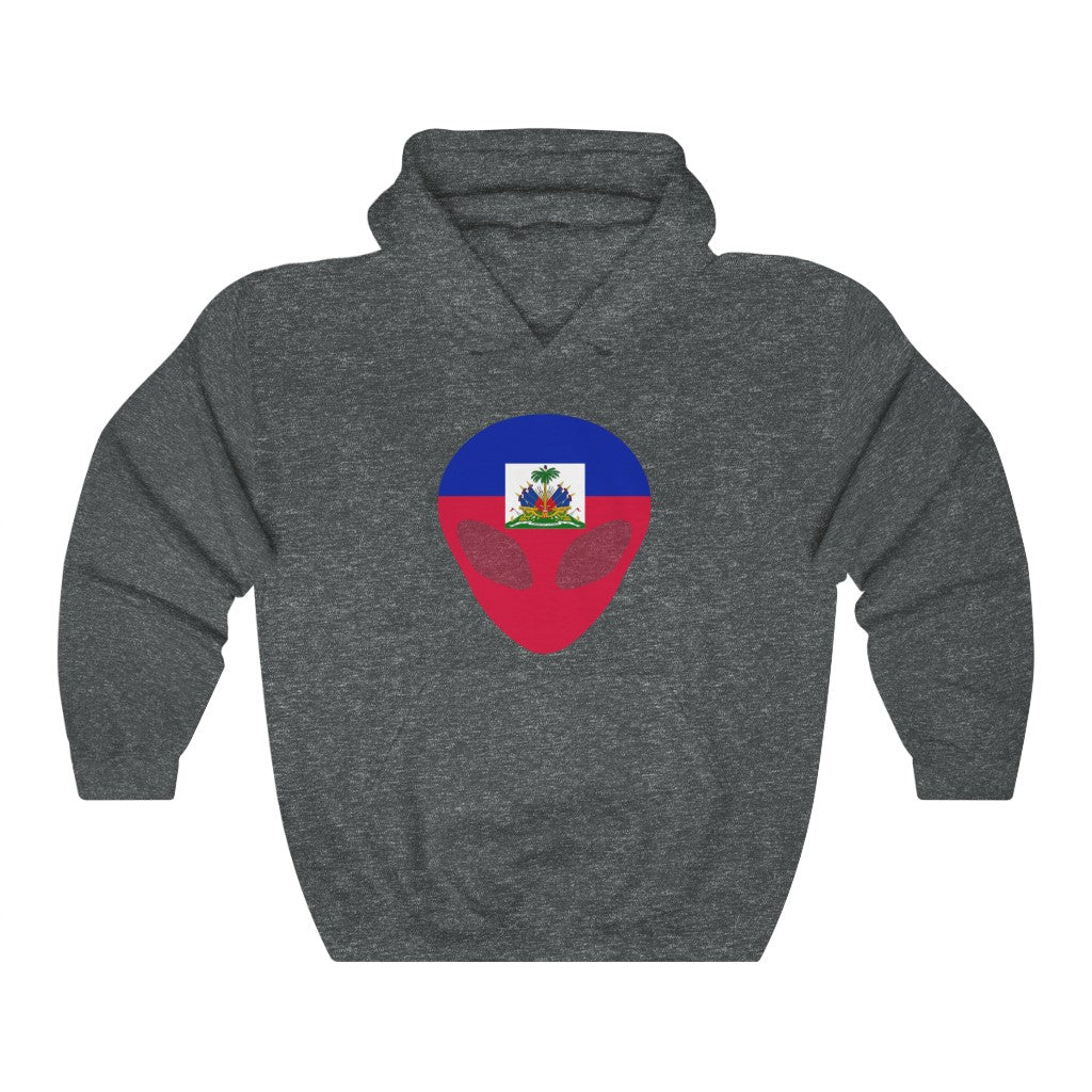 Haiti Alien Flag Hoodie Sweatshirt - Unisex