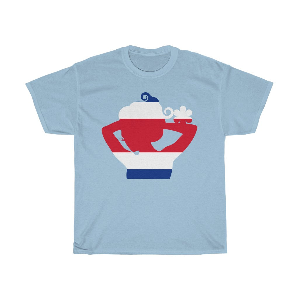 Costa Rica Lady Flag Standard Tee - Unisex