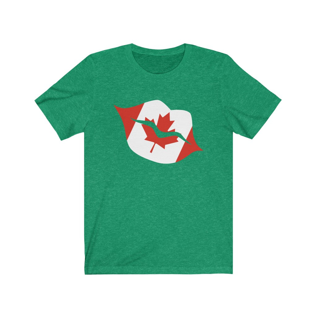 Canada Lips Flag Premium Tee - Unisex