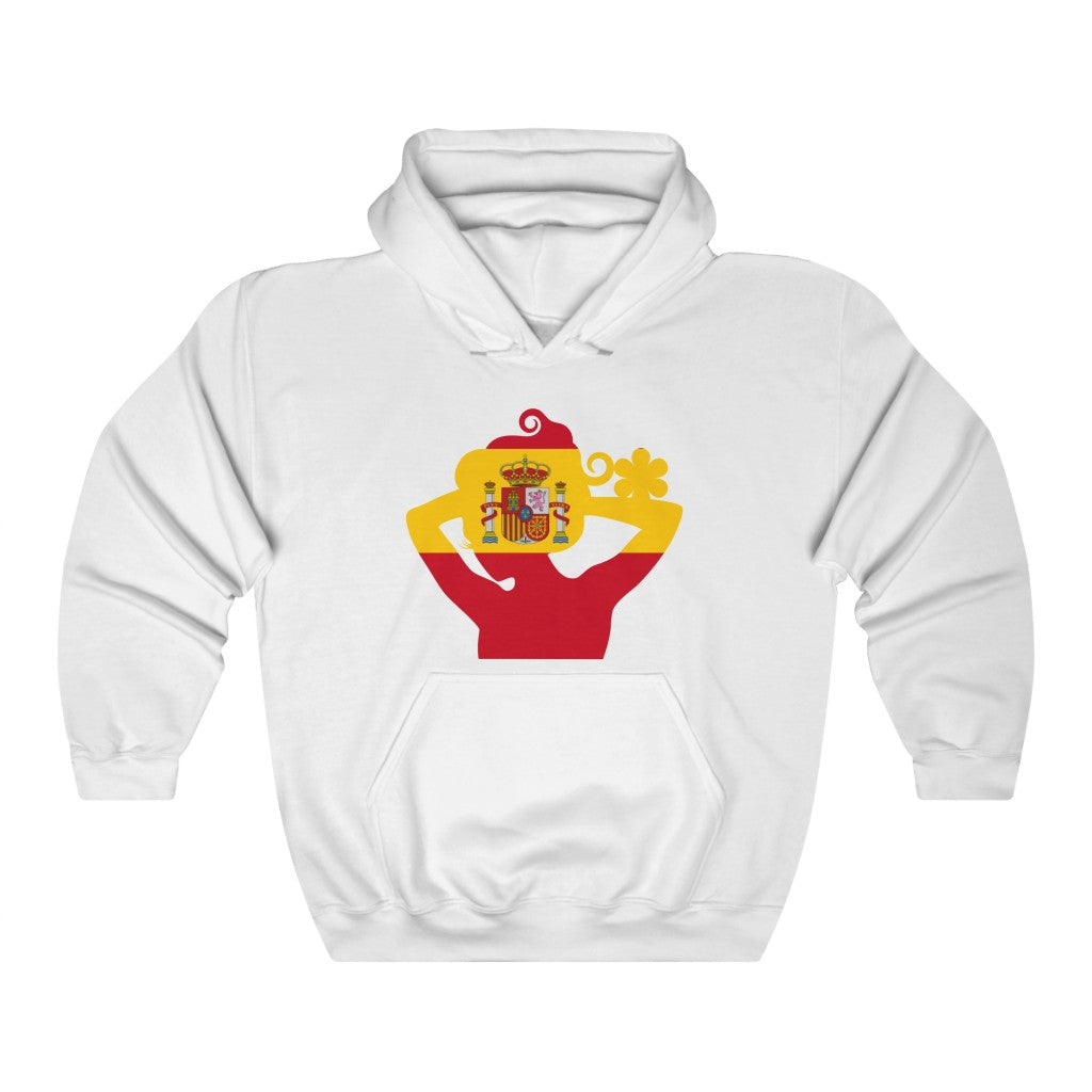 Spain Lady Flag Hoodie Sweatshirt - Unisex