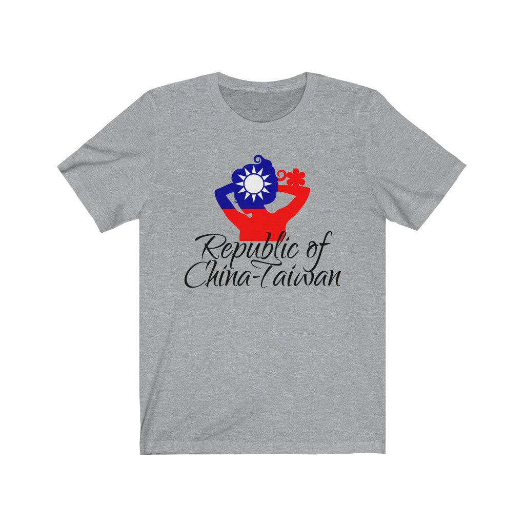 Republic of China - Taiwan Lady Flag Premium Tee 1 - Unisex