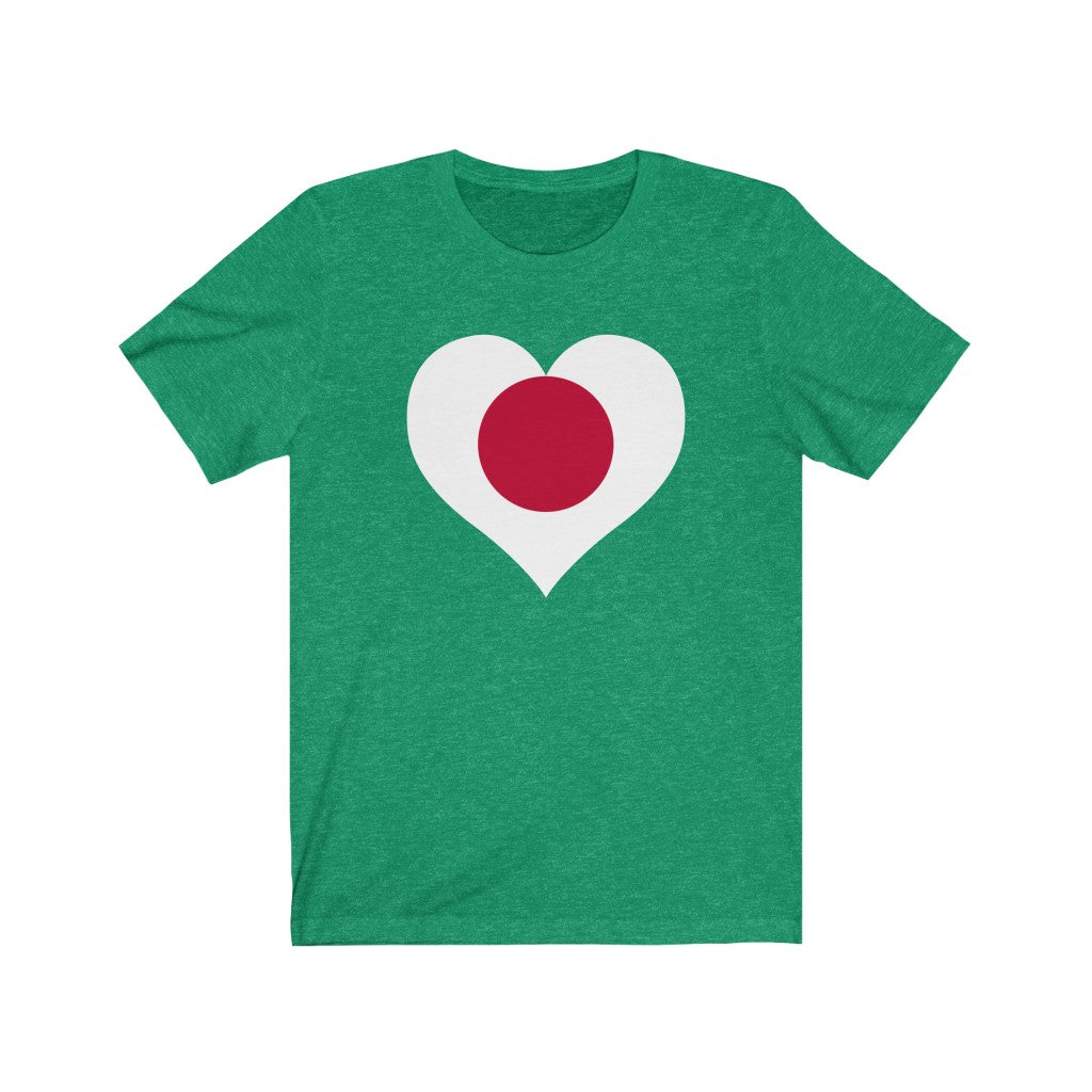Japan Heart Flag Premium Tee - Unisex