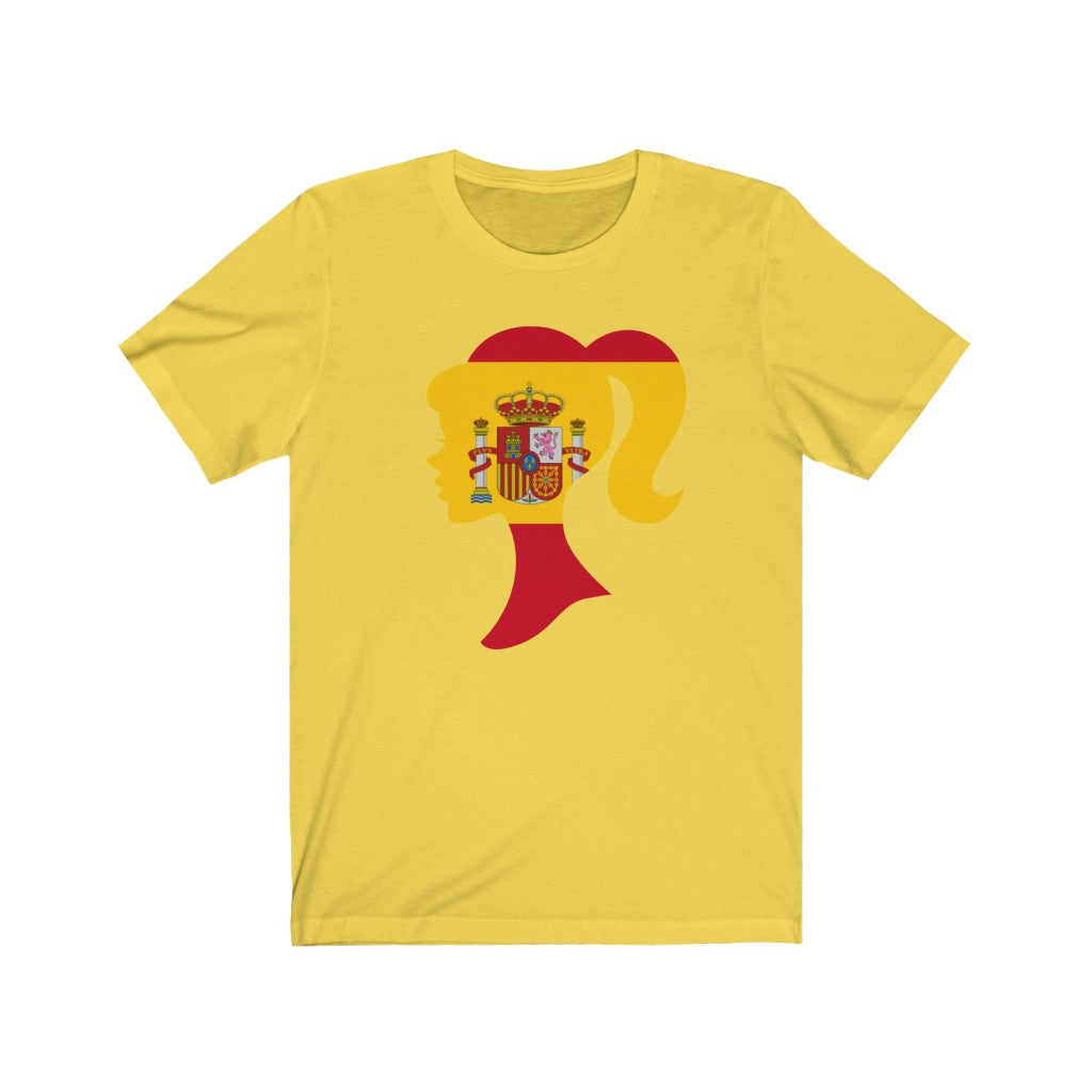 Spain Girl Flag Premium Tee - Unisex