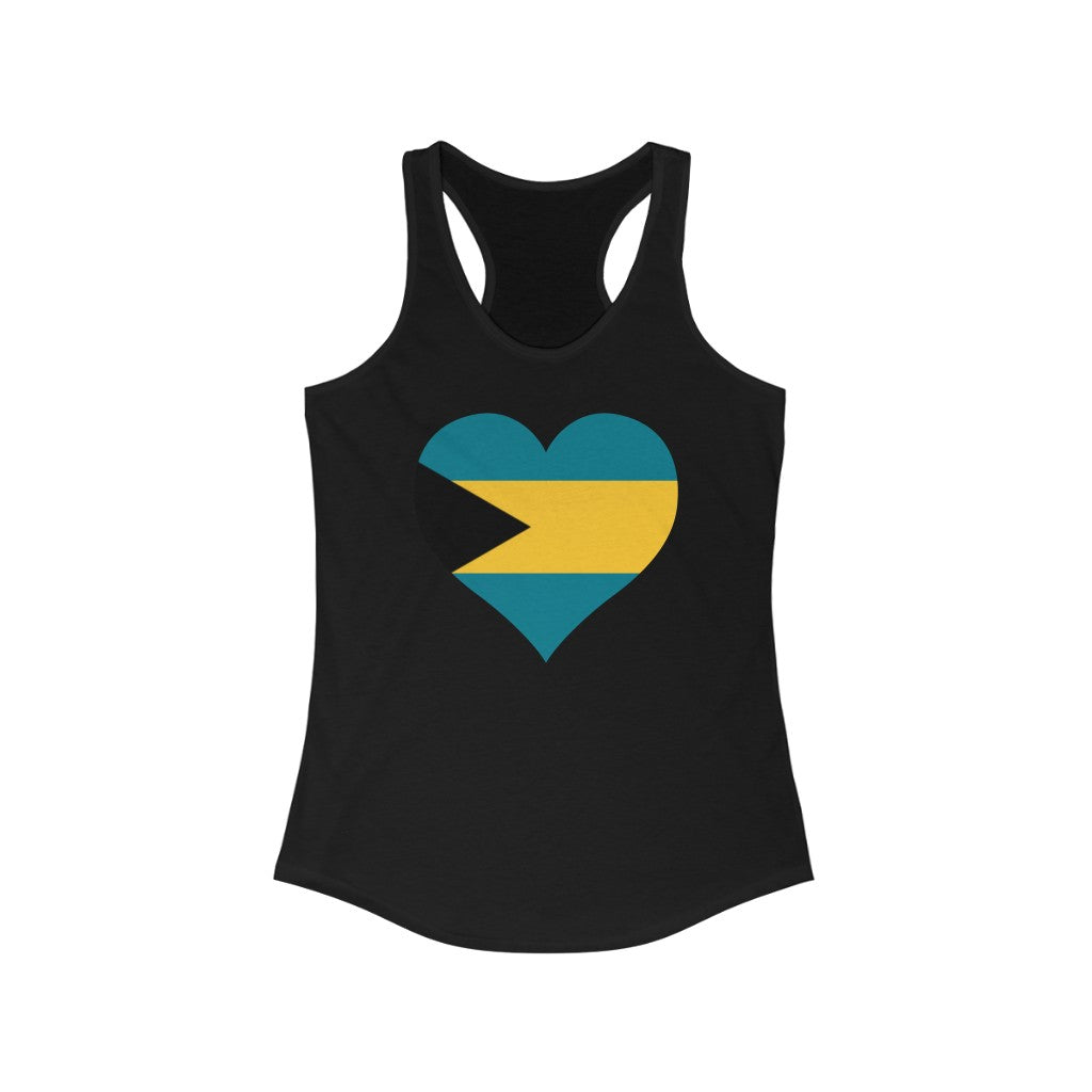 Bahamas Heart Flag Tank - Women