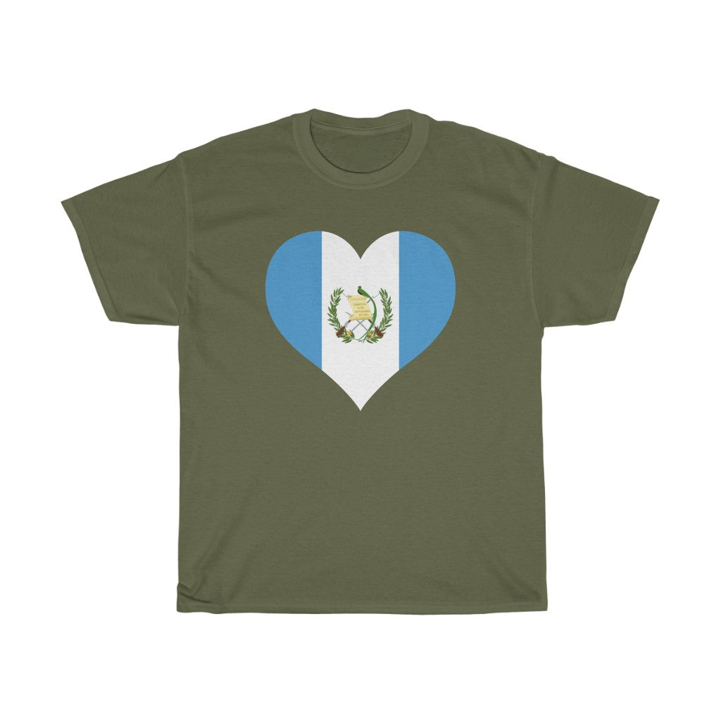 Guatemala Heart Flag Standard Tee - Unisex