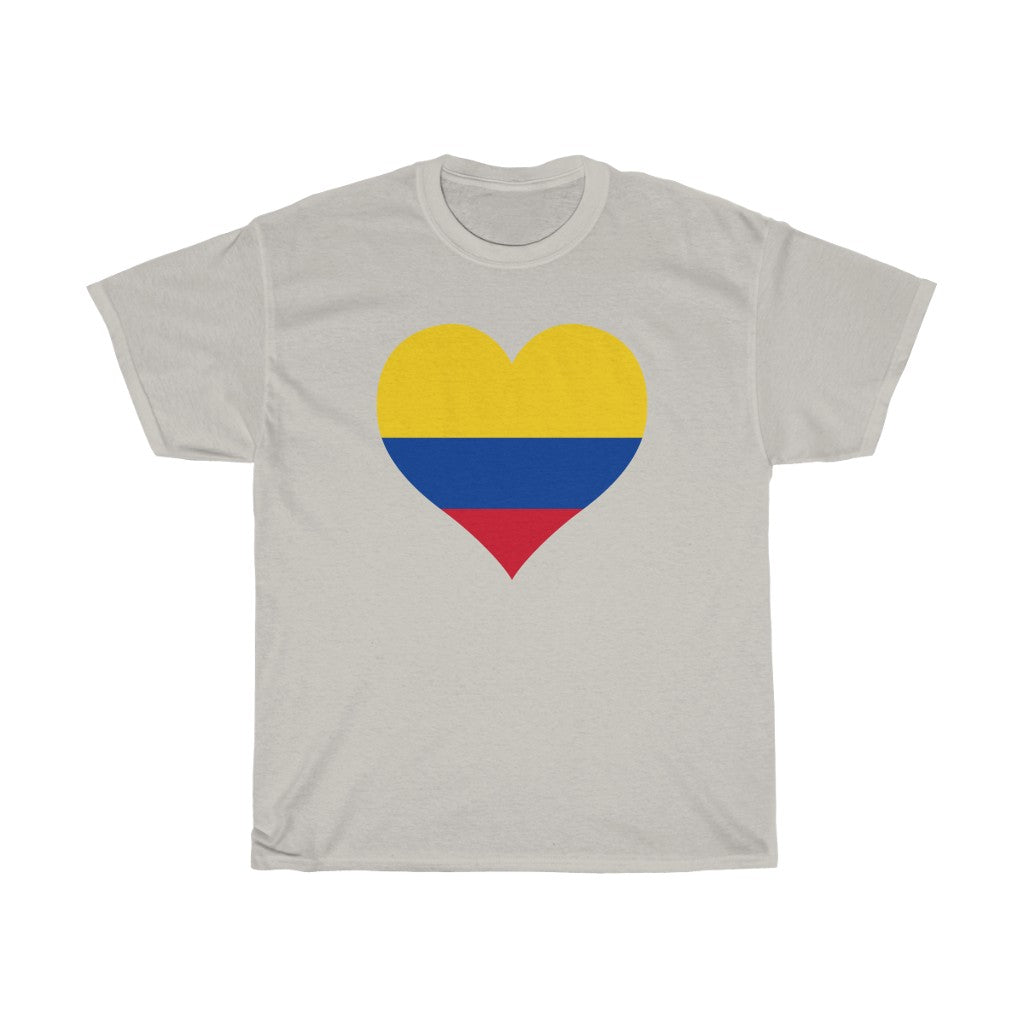 Colombia Heart Flag Standard Tee - Unisex
