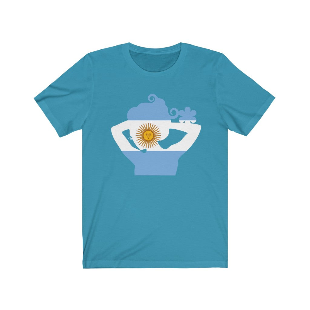 Argentina Lady Flag Premium Tee - Unisex