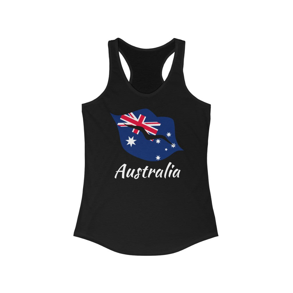 Australia Lips Flag Tank 2 - Women