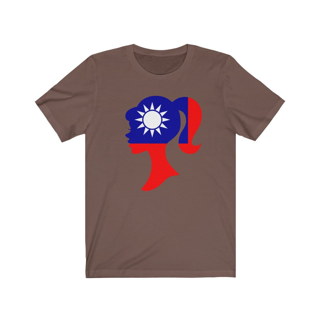 Republic of China - Taiwan Girl Flag Premium Tee - Unisex