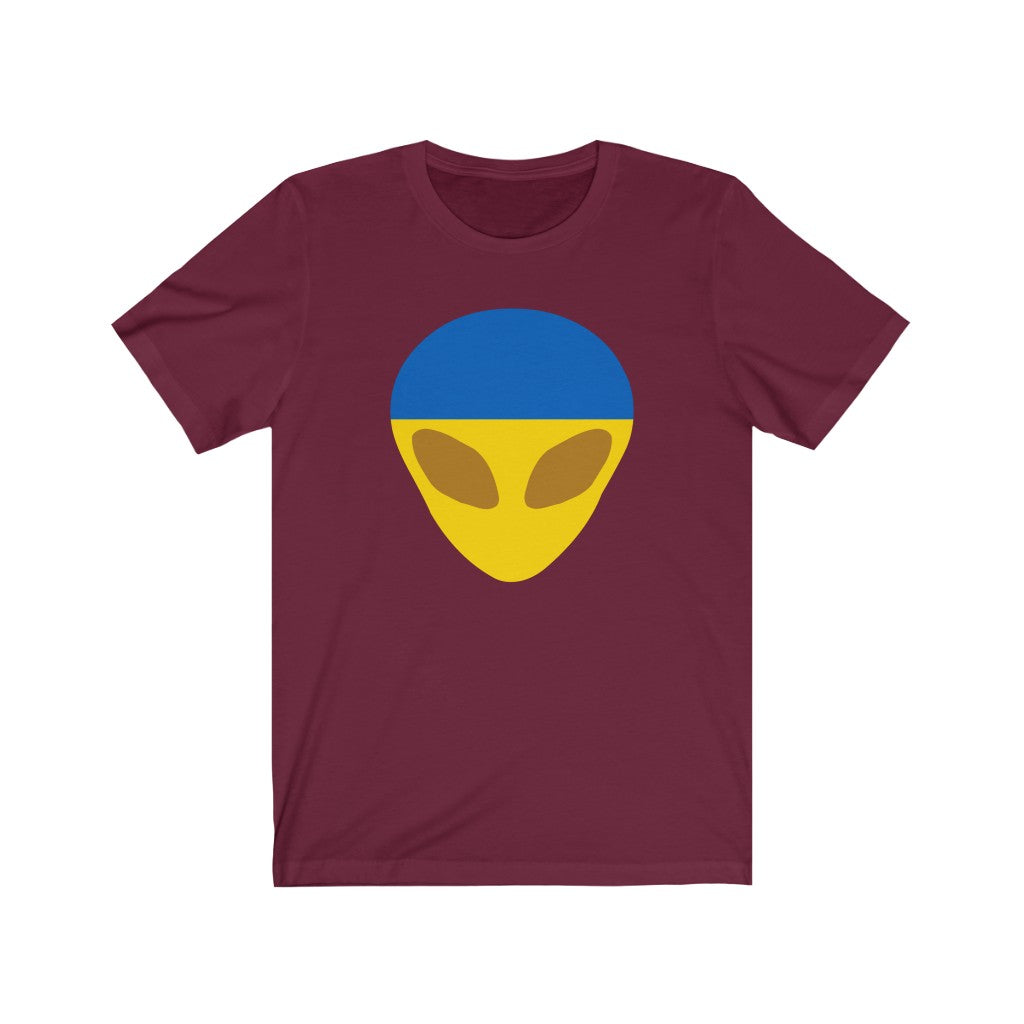 Ukraine Alien Flag Premium Tee - Unisex