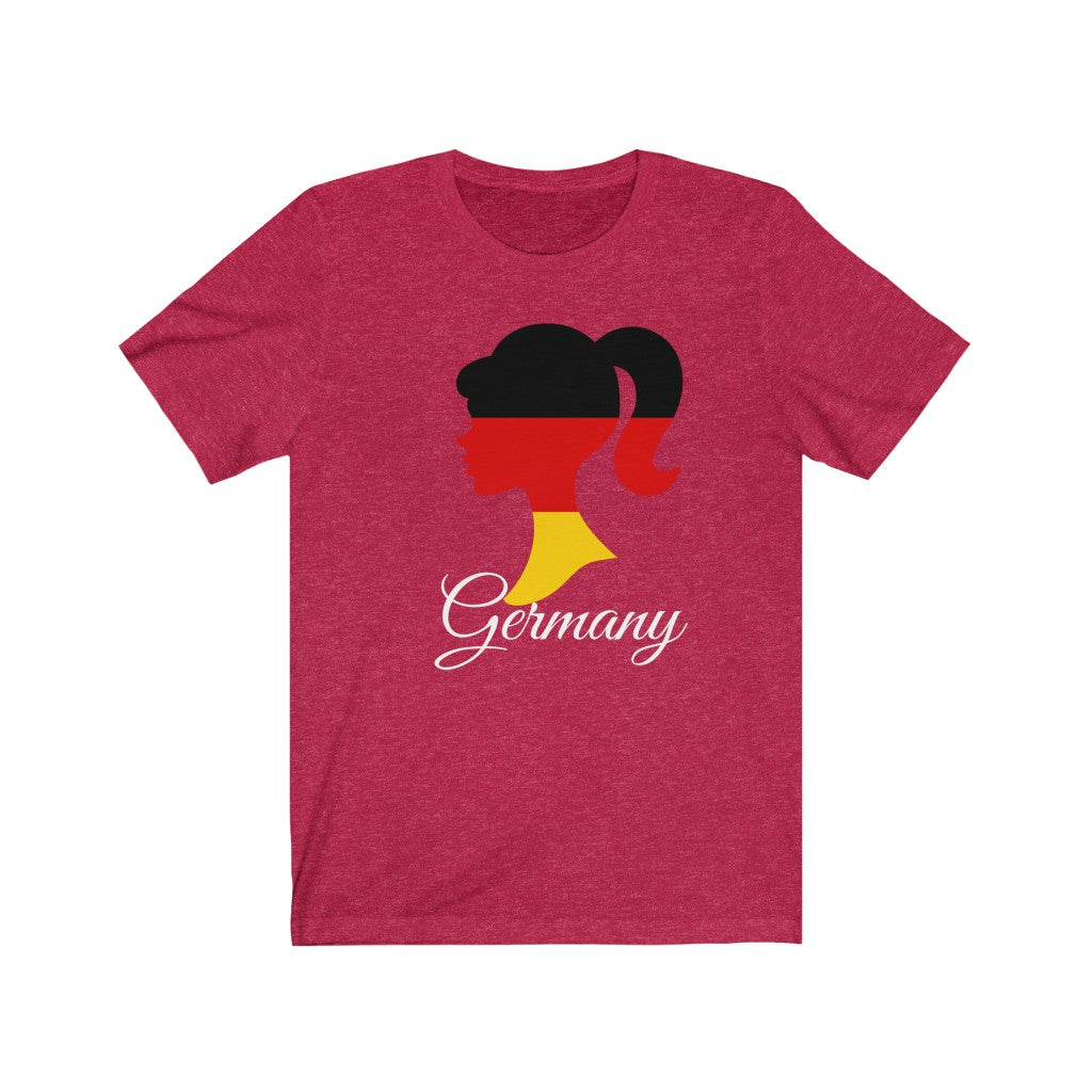 Germany Girl Flag Premium Tee 2 - Unisex