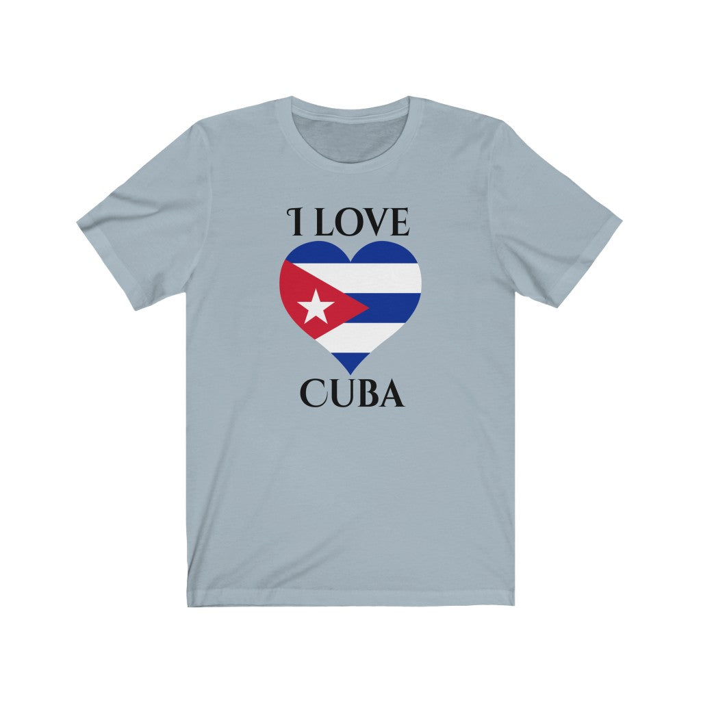 Cuba Heart Flag Premium Tee 1 - Unisex