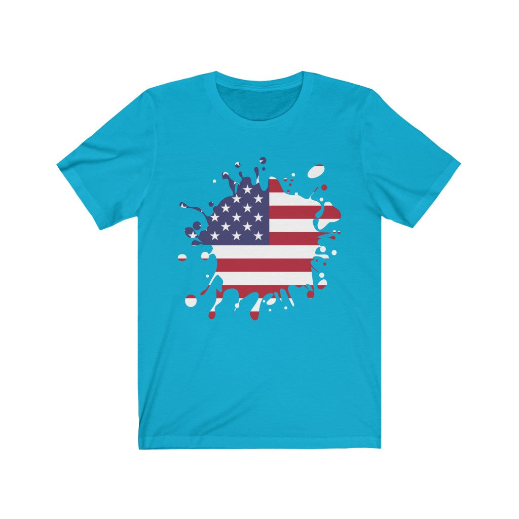 United States of America Splat Flag Premium Tee - Unisex