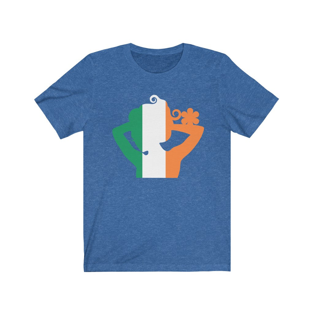 Ireland Lady Flag Premium Tee - Unisex