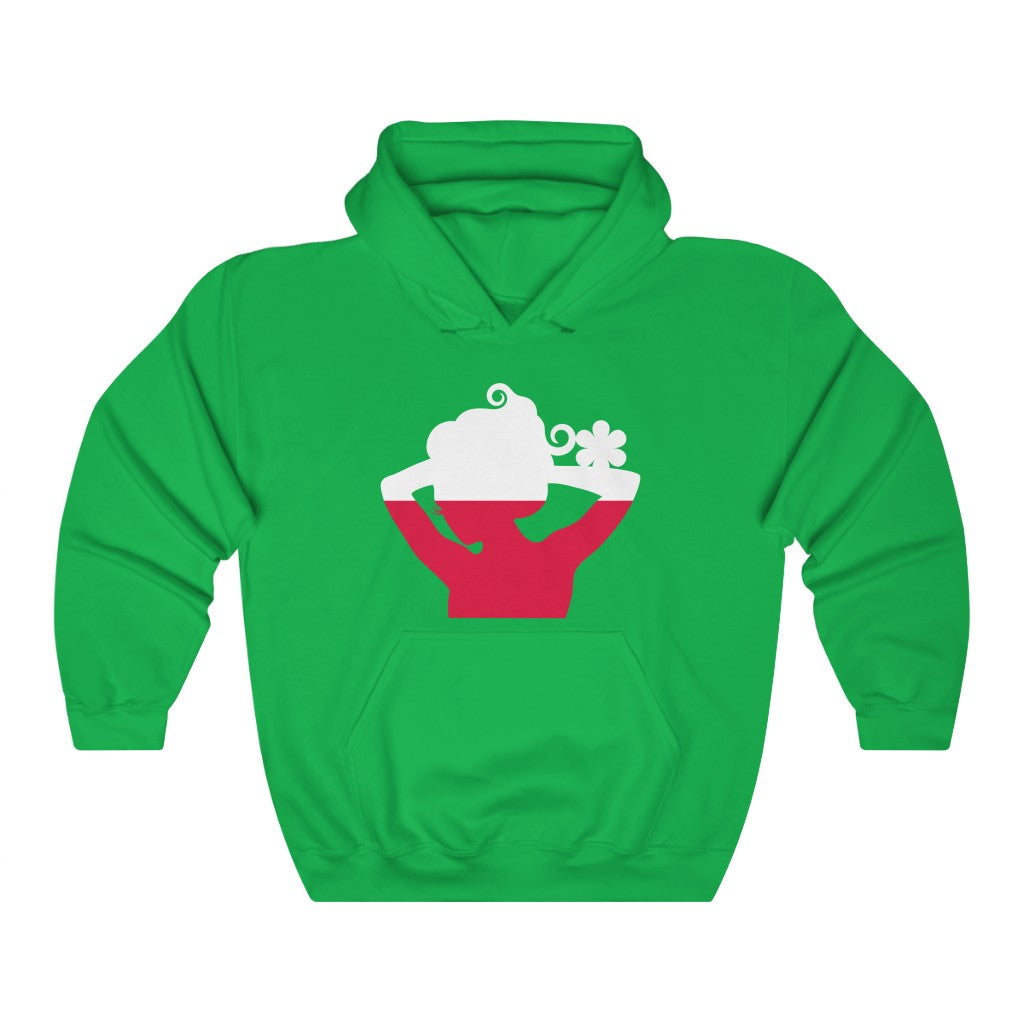 Poland Lady Flag Hoodie Sweatshirt - Unisex