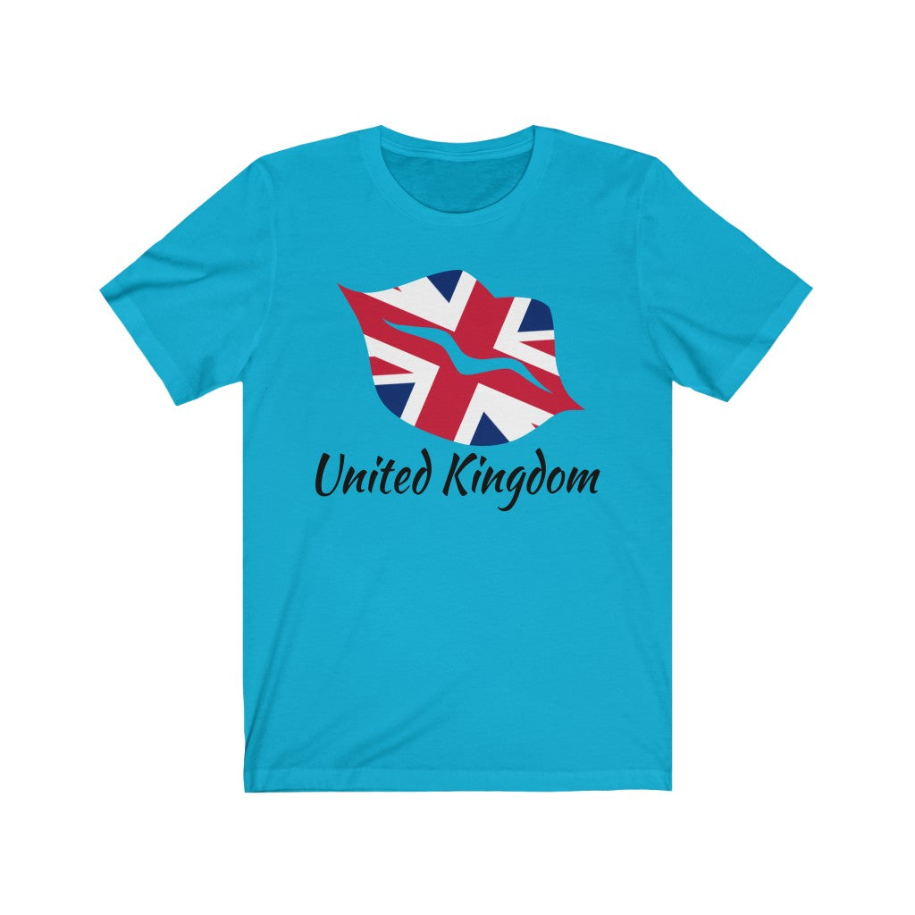 United Kingdom Lips Flag Premium Tee 1 - Unisex