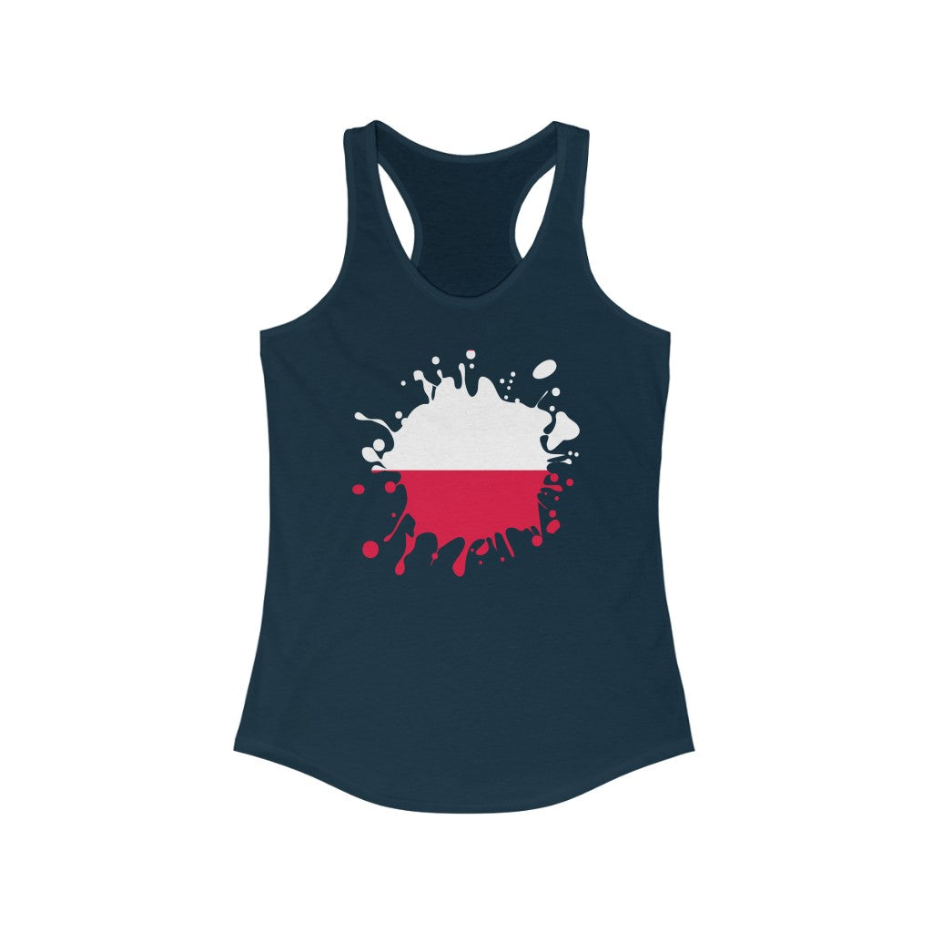 Poland Splat Flag Tank - Women