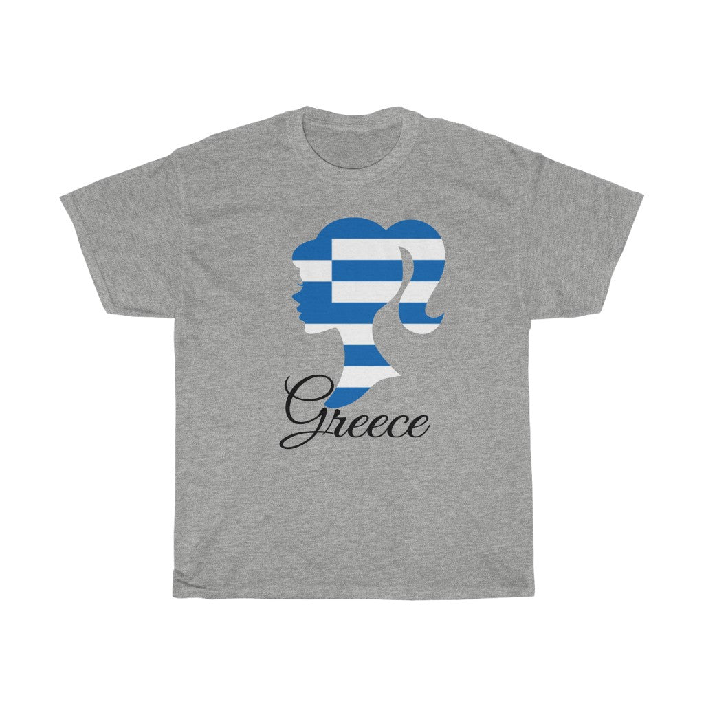 Greece Girl Flag Standard Tee 1 - Unisex