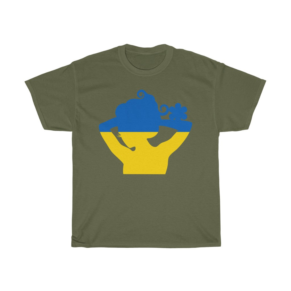 Ukraine Lady Flag Standard Tee - Unisex