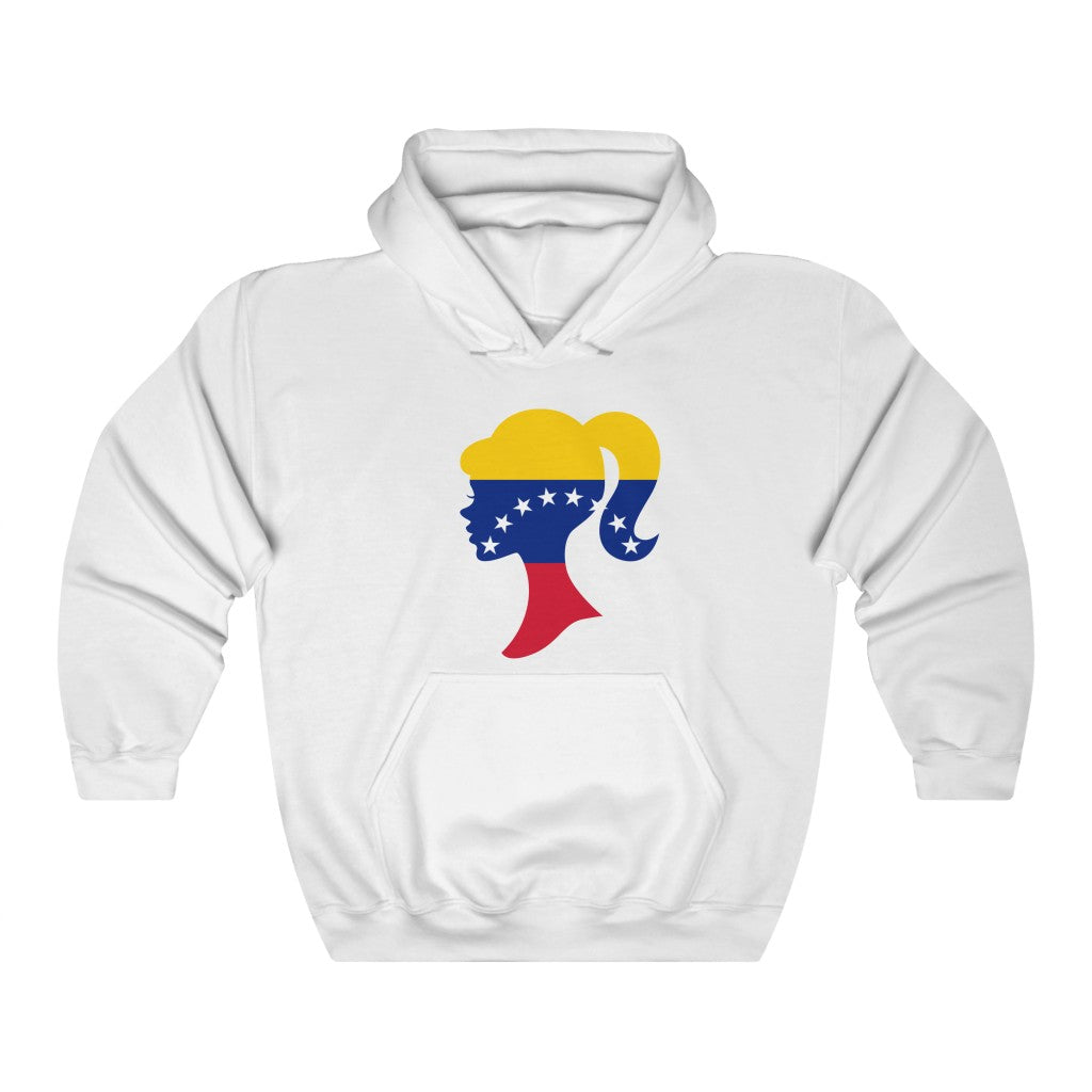 Venezuela Girl Flag Hoodie Sweatshirt - Unisex
