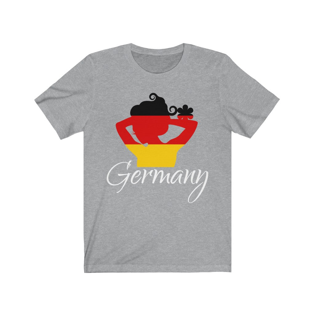 Germany Lady Flag Premium Tee 2 - Unisex