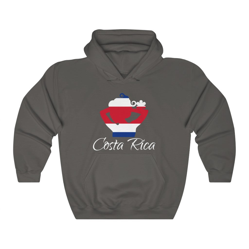 Costa Rica Lady Flag Hoodie Sweatshirt 2 - Unisex