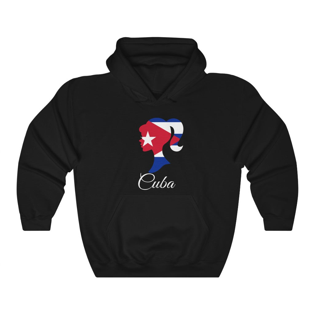 Cuba Girl Flag Hoodie Sweatshirt 2 - Unisex