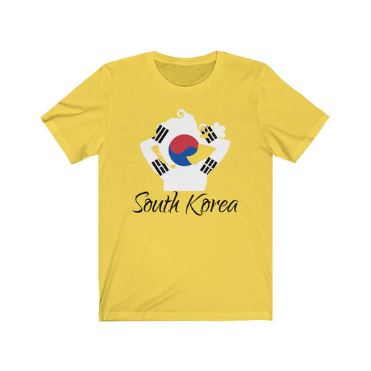 South Korea Lady Flag Premium Tee 1 - Unisex