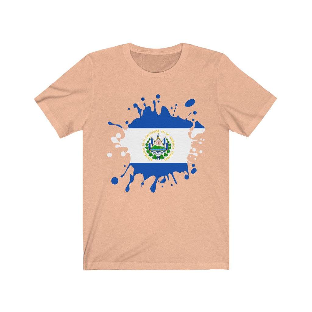 El Salvador Splat Flag Premium Tee - Unisex