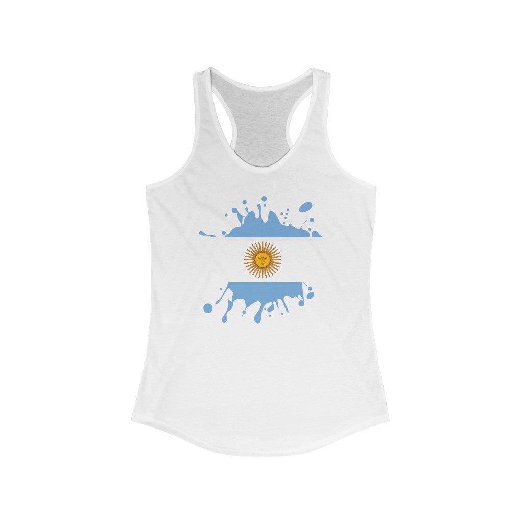 Argentina Splat Flag Tank - Women