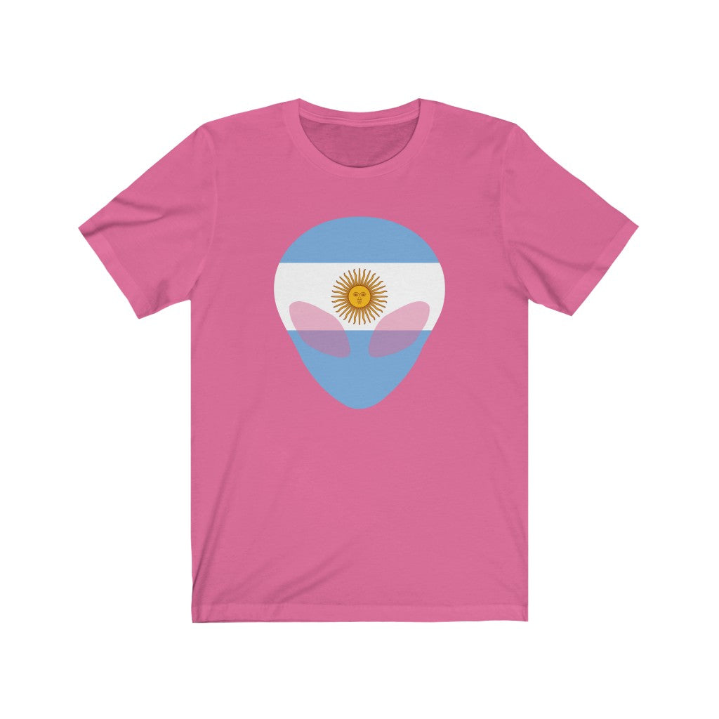 Argentina Alien Flag Premium Tee - Unisex