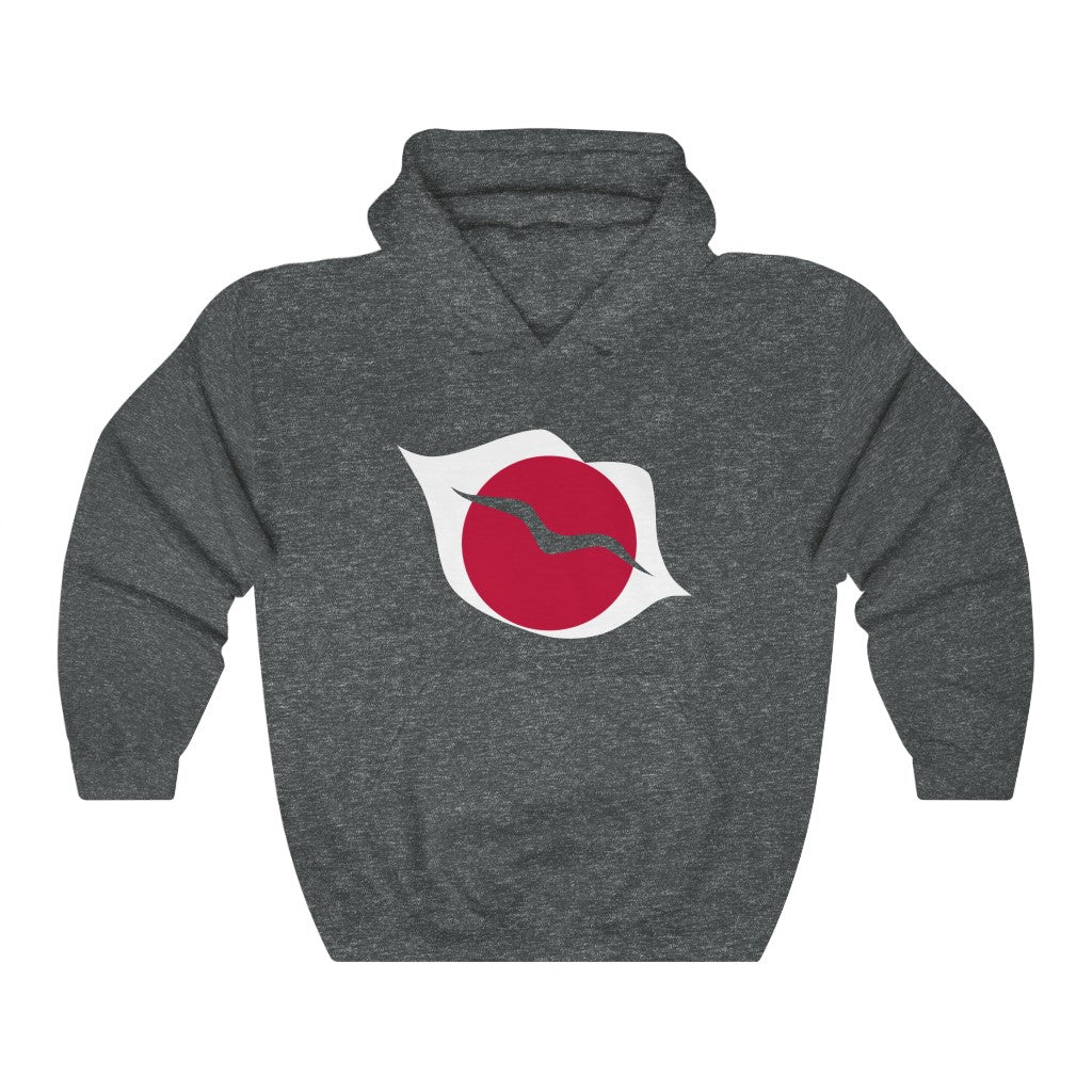 Japan Lips Flag Hoodie Sweatshirt - Unisex