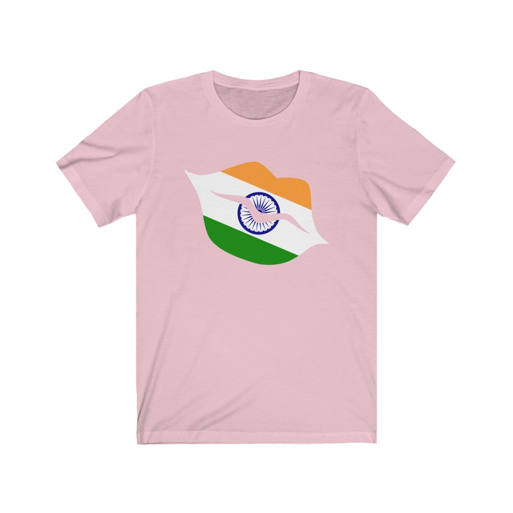 India Lips Flag Premium Tee - Unisex