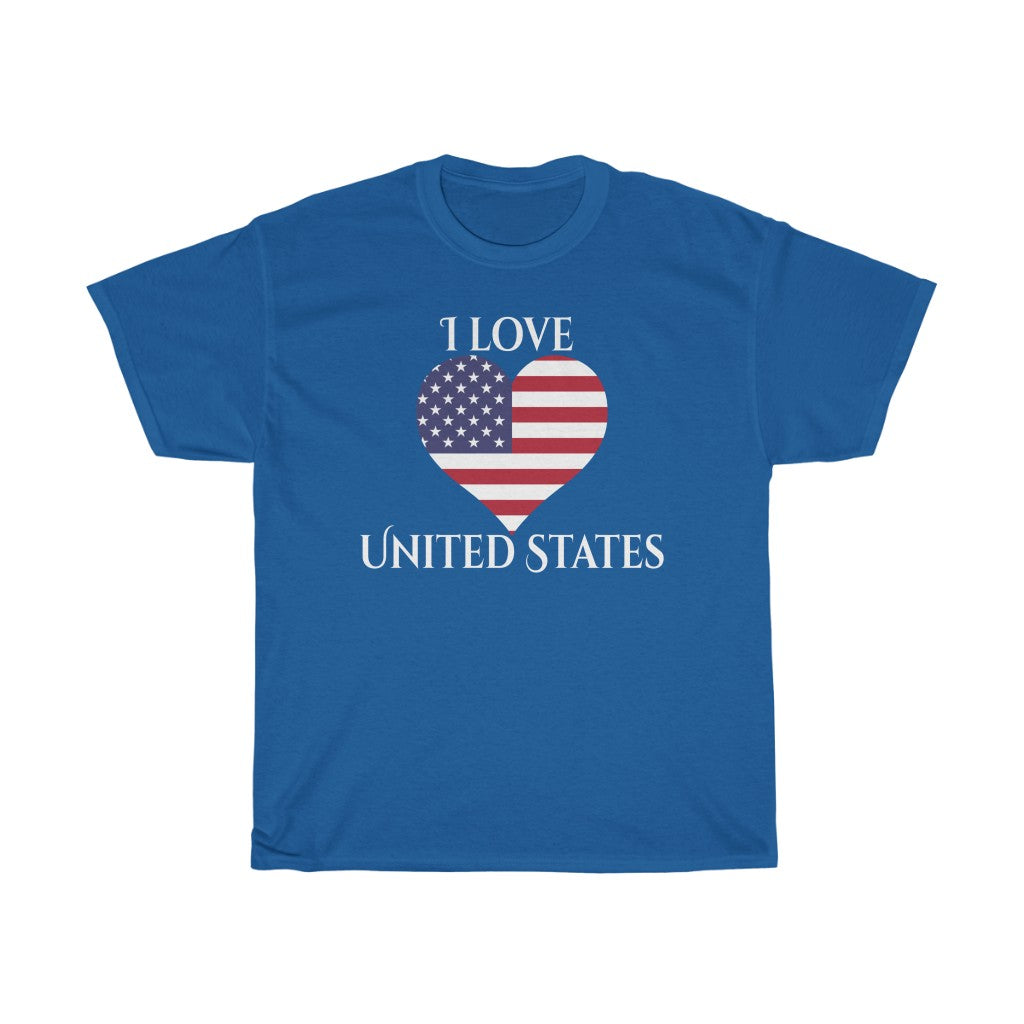 United States of America Heart Flag Standard Tee 2 - Unisex