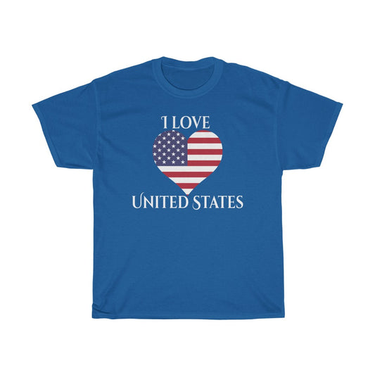 United States of America Heart Flag Standard Tee 2 - Unisex