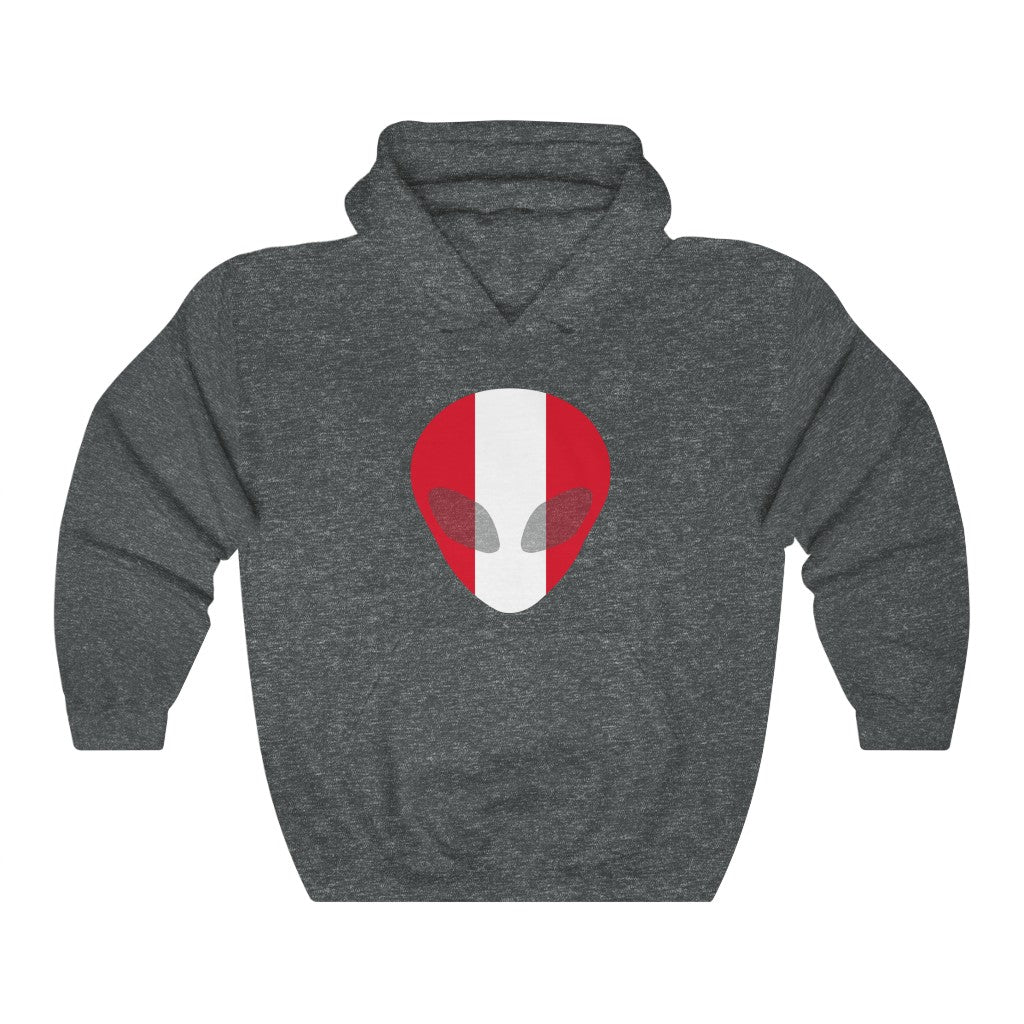 Peru Alien Flag Hoodie Sweatshirt - Unisex
