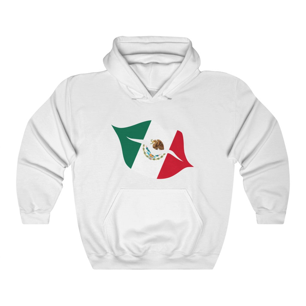 Mexico Lips Flag Hoodie Sweatshirt - Unisex