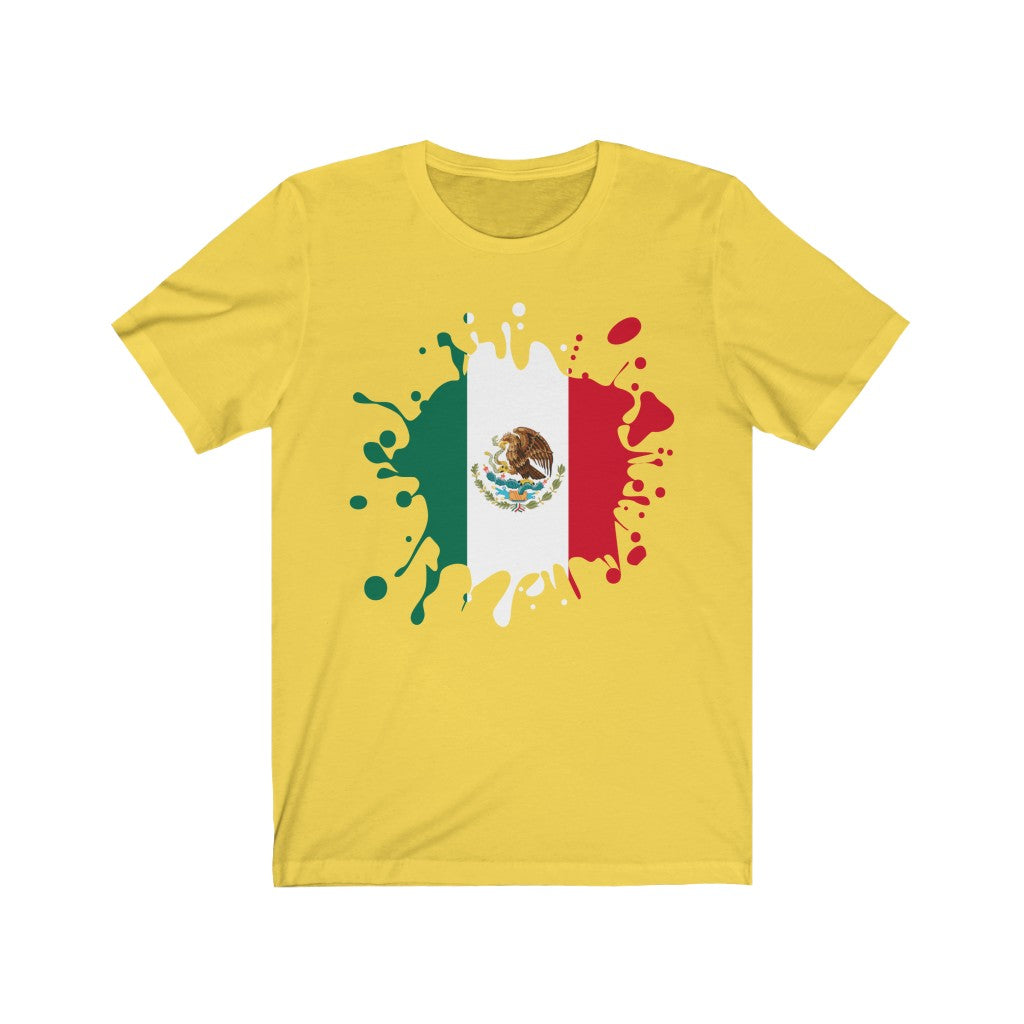 Mexico Splat Flag Premium Tee - Unisex