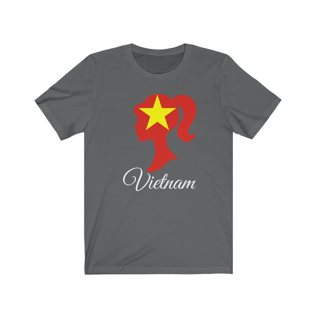 Vietnam Girl Flag Premium Tee 2 - Unisex