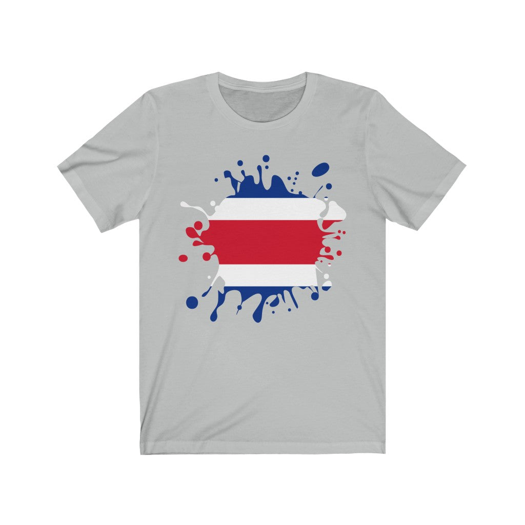 Costa Rica Splat Flag Premium Tee - Unisex