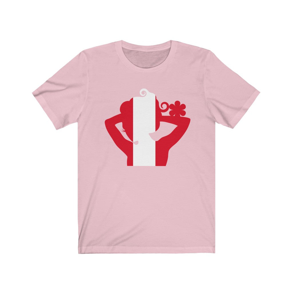 Peru Lady Flag Premium Tee - Unisex