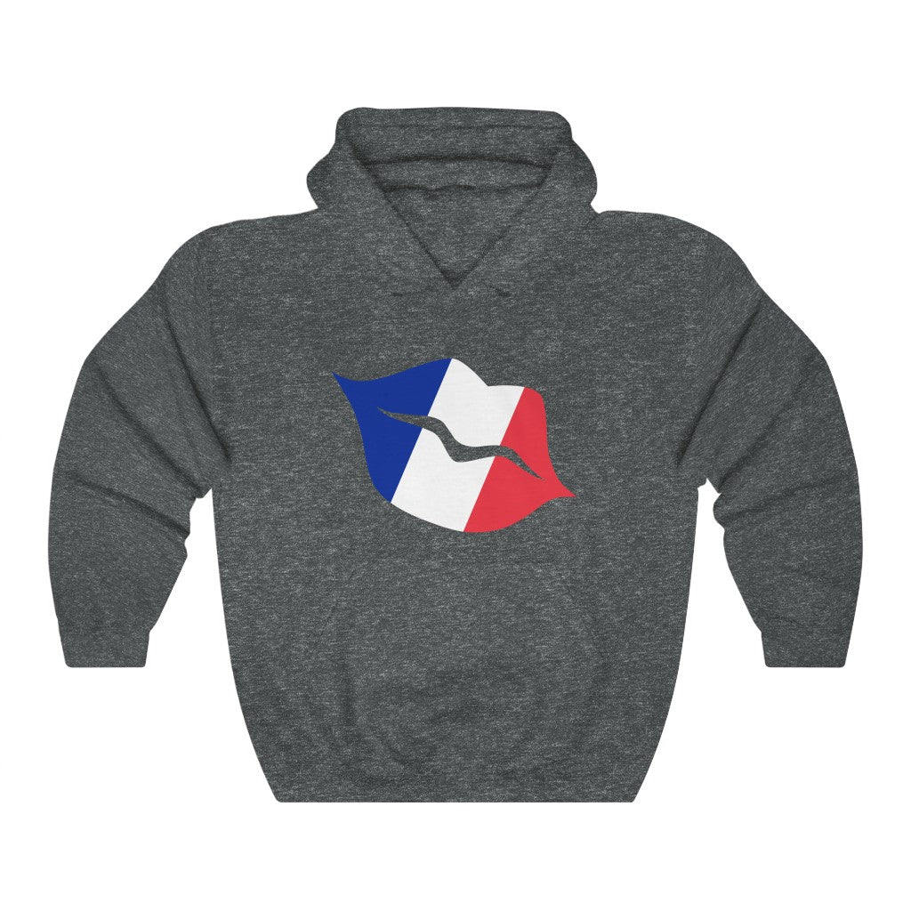 France Lips Flag Hoodie Sweatshirt - Unisex