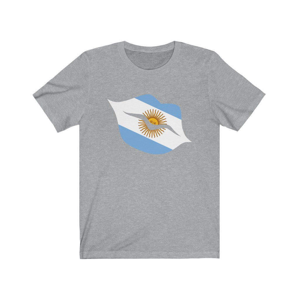 Argentina Lips Flag Premium Tee - Unisex