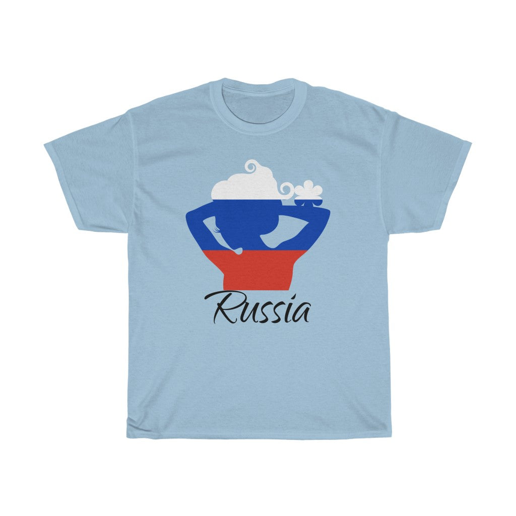 Russia Lady Flag Standard Tee 1 - Unisex