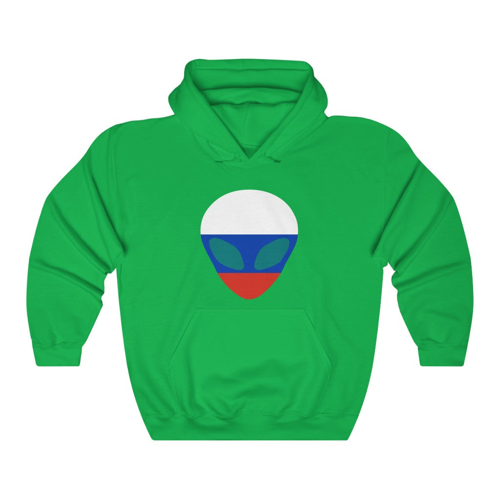 Russia Alien Flag Hoodie Sweatshirt - Unisex
