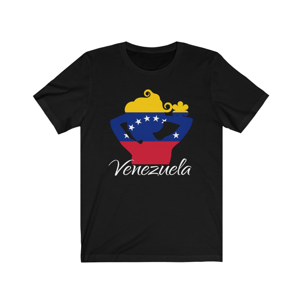 Venezuela Lady Flag Premium Tee 2 - Unisex